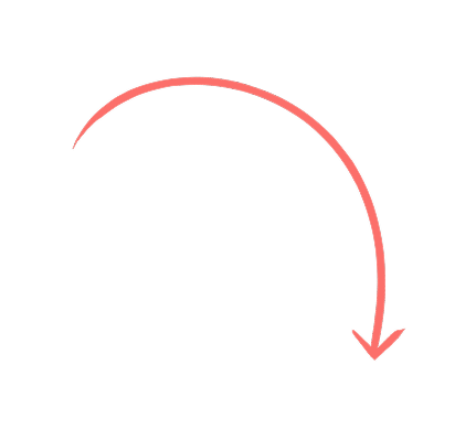 arrow center curve